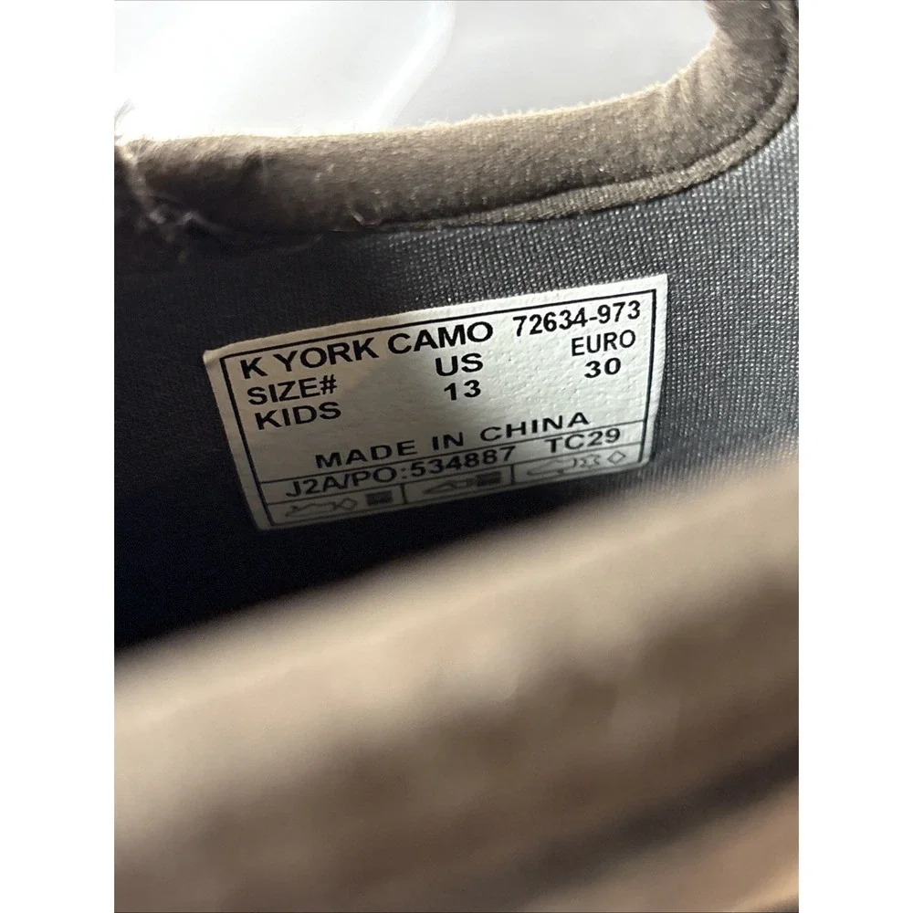 BOGS Kids' York Camo Waterproof Pull On Insulated Rain Boots Size 13 Mossy Oak